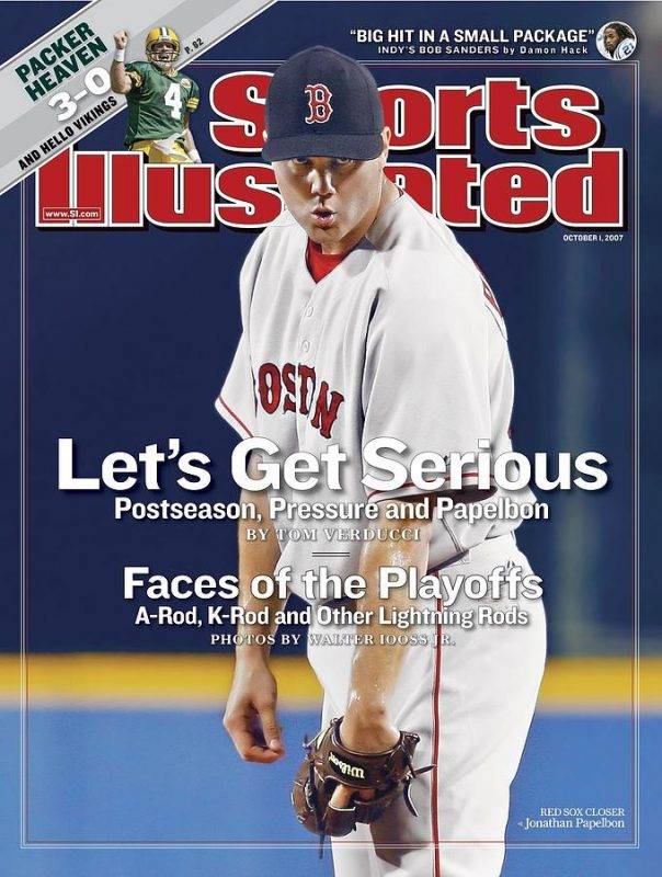 Photograph - Boston Red Sox Jonathan Papelbon Sports Illustrated 