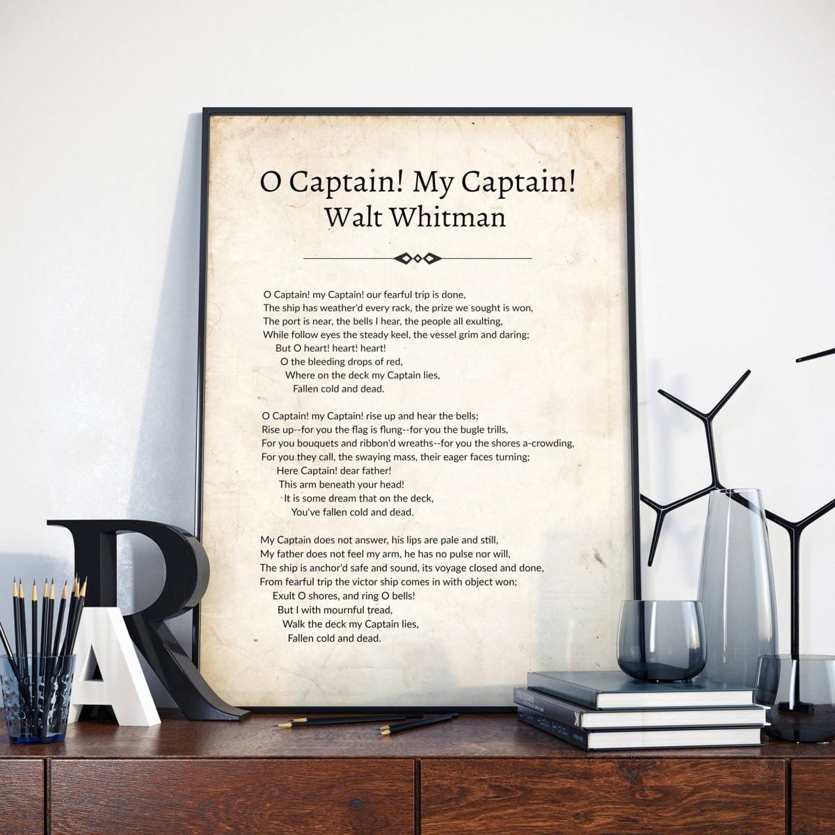poem o captin my captain