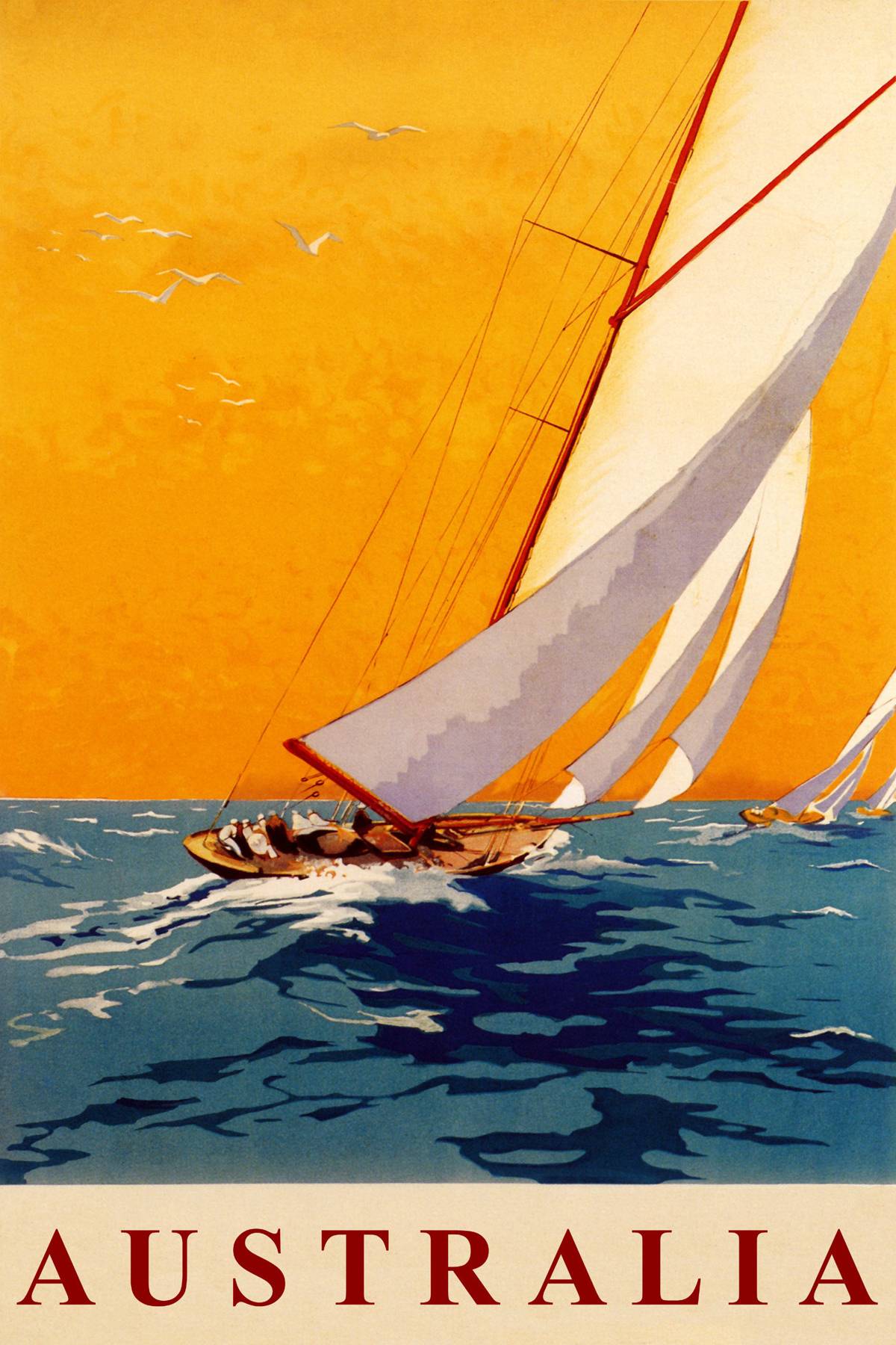 sailboat art posters