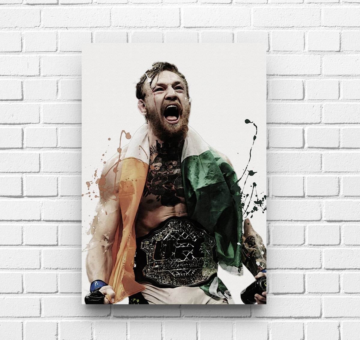 Conor Mcgregor Poster - Canvas Print, Sports Art Print, Football Poster ...