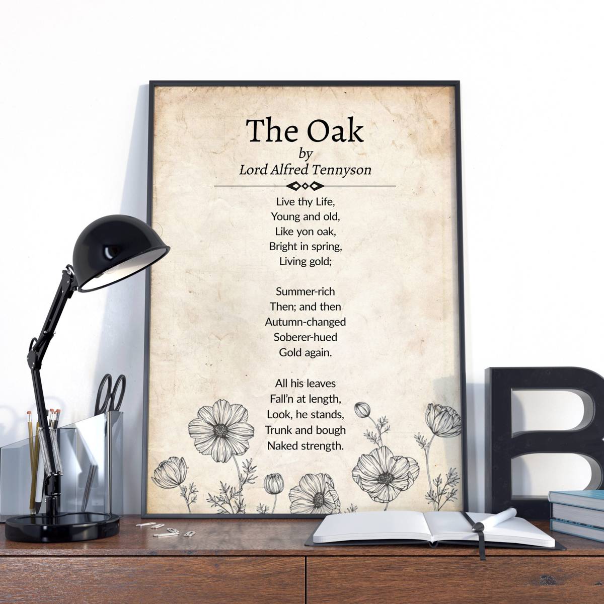 The oak by alfred lord tennyson
