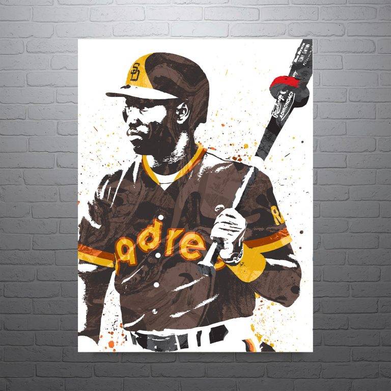 Tony Gwynn San Diego Padres Baseball Poster, Man Cave