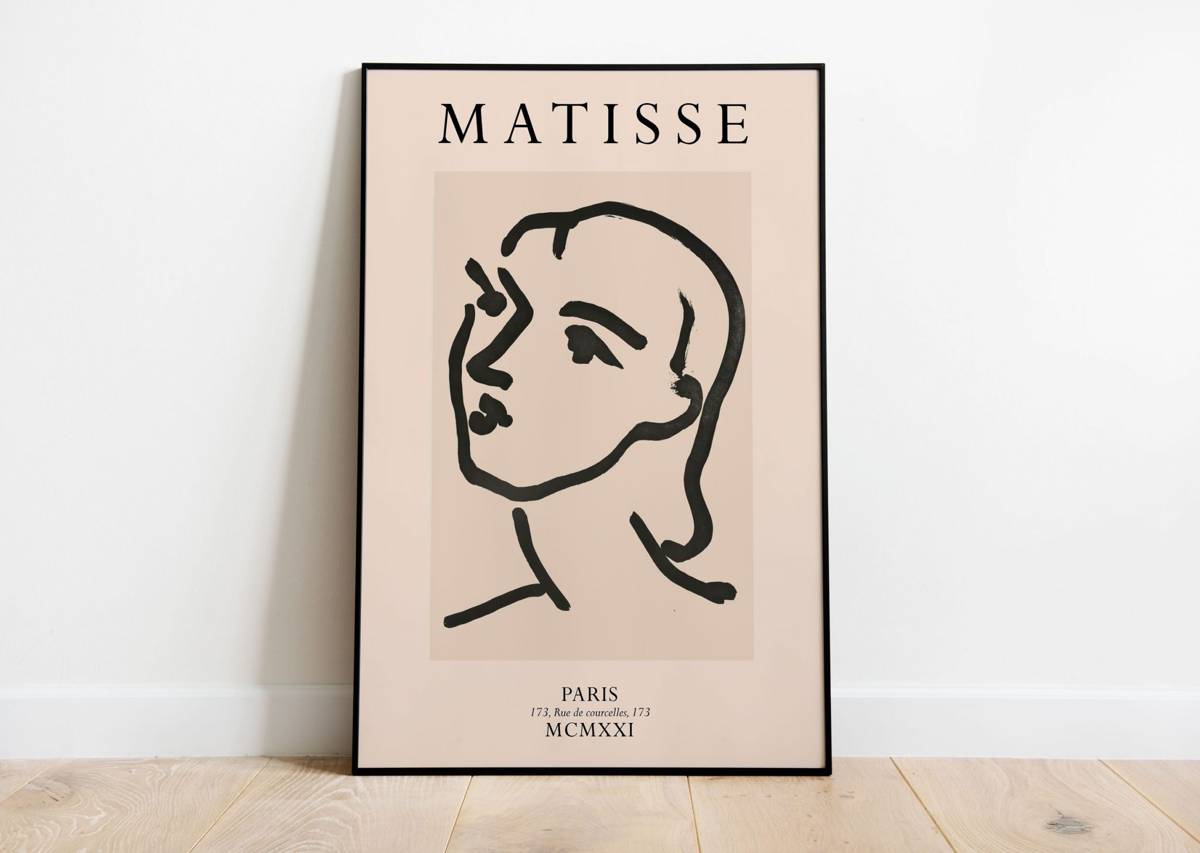 Henri Matisse Line Art Drawing I Matisse Art Print Modern Art