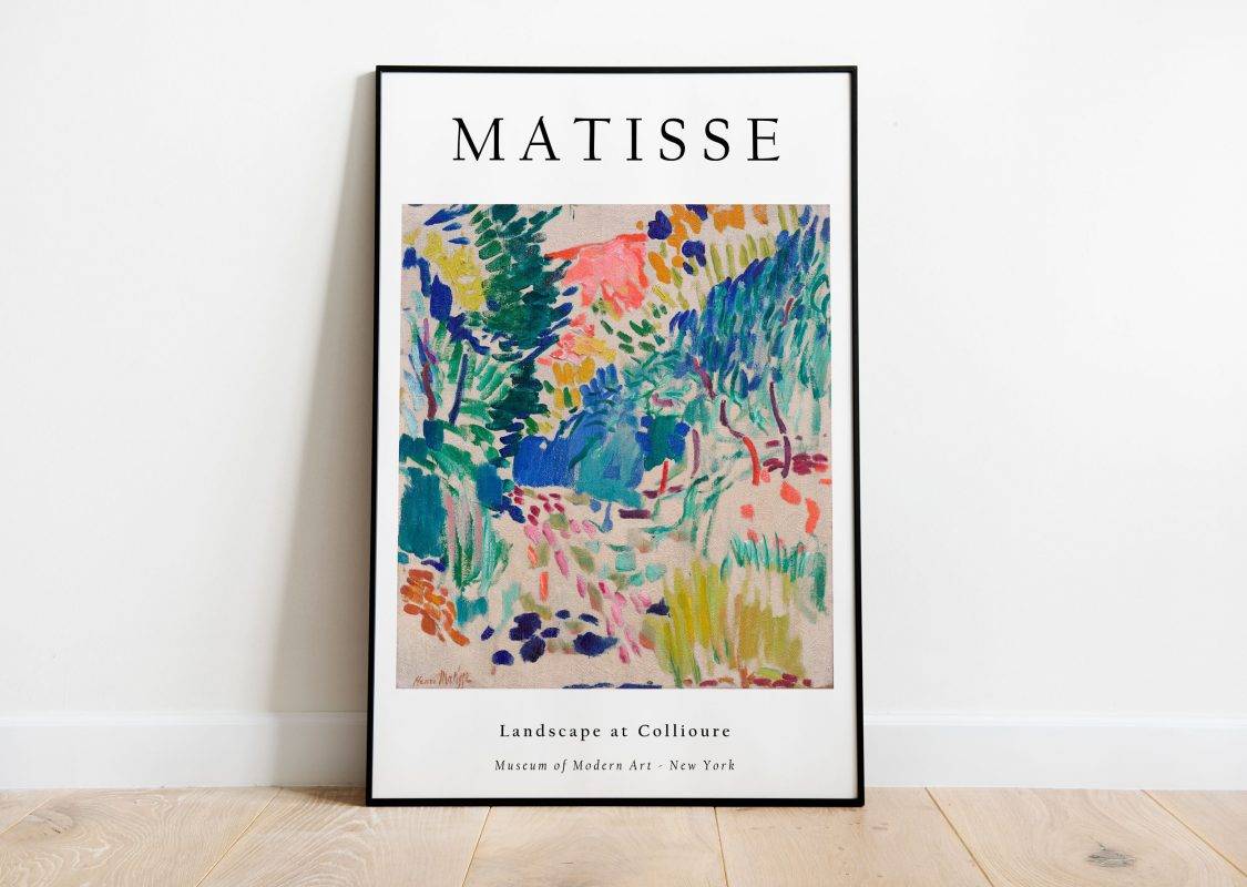 Framed Matisse Print In Living Room