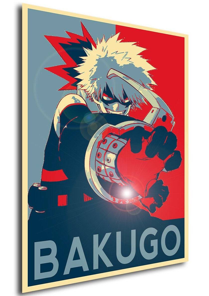 Poster Propaganda - My Hero Academia - Bakugo Katsuki – Poster | Canvas ...