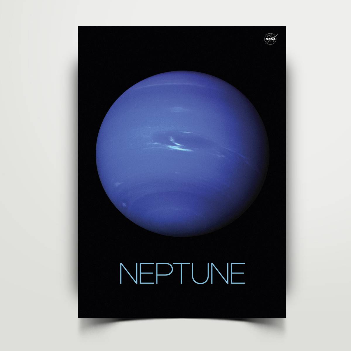 Nasa Our Planets / Neptune Poster Version A – Poster | Canvas Wall Art ...