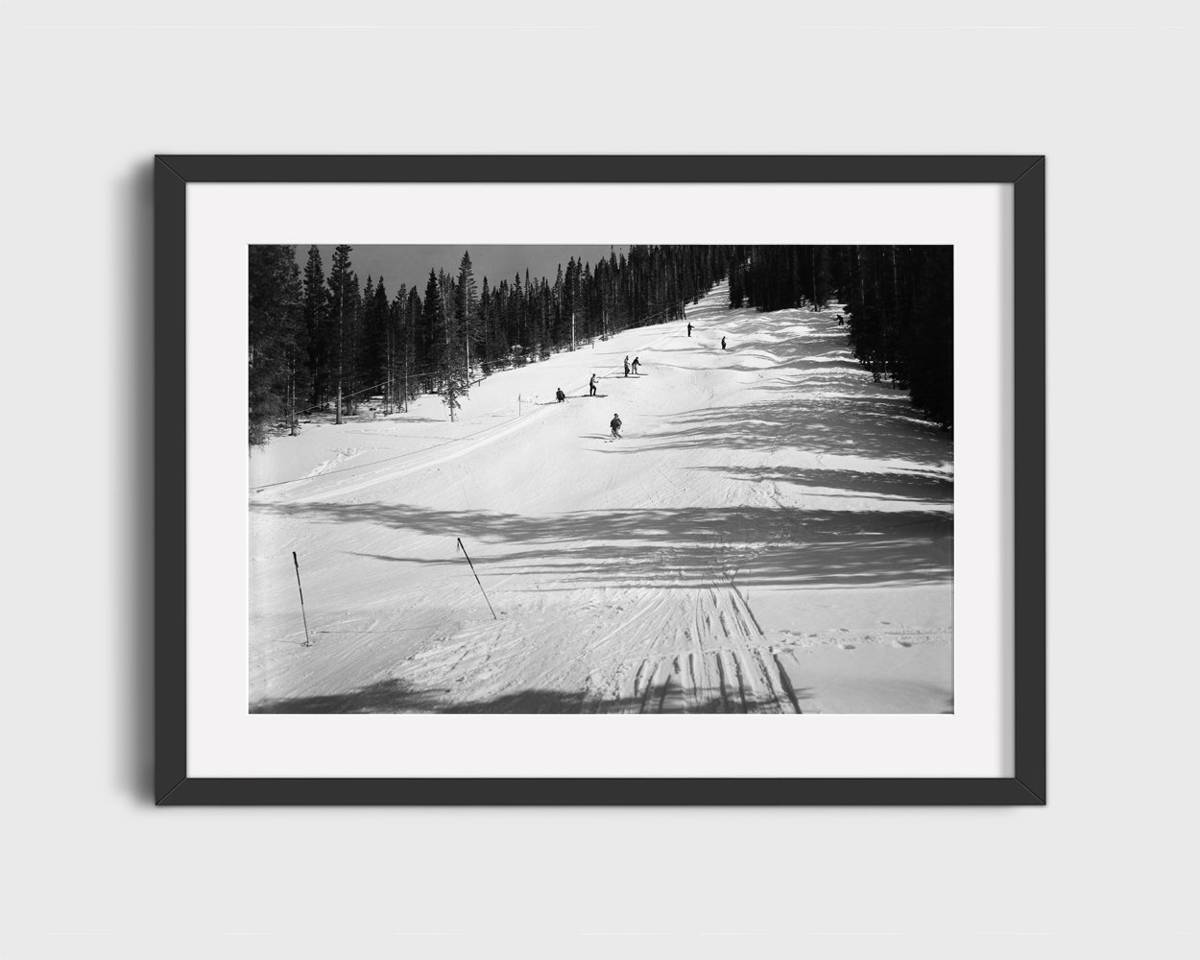 1968 Monarch Mountain Ski Photo - Vintage Ski Art, Ski Home Decor ...