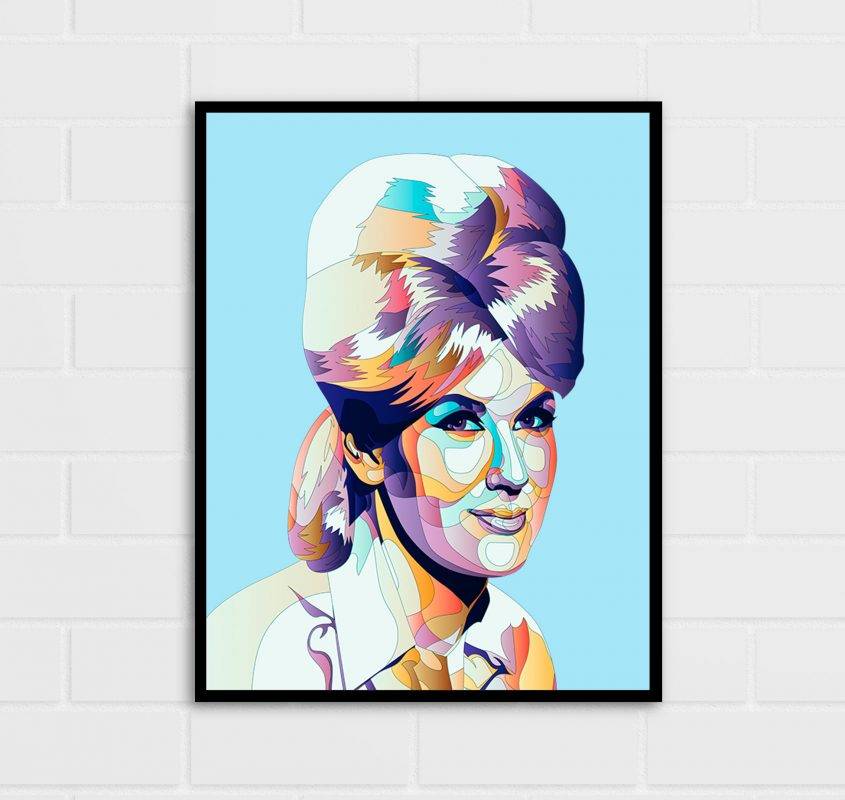 Dusty Springfield Poster - Wall Art - Portrait - Print - Multiple Sizes ...