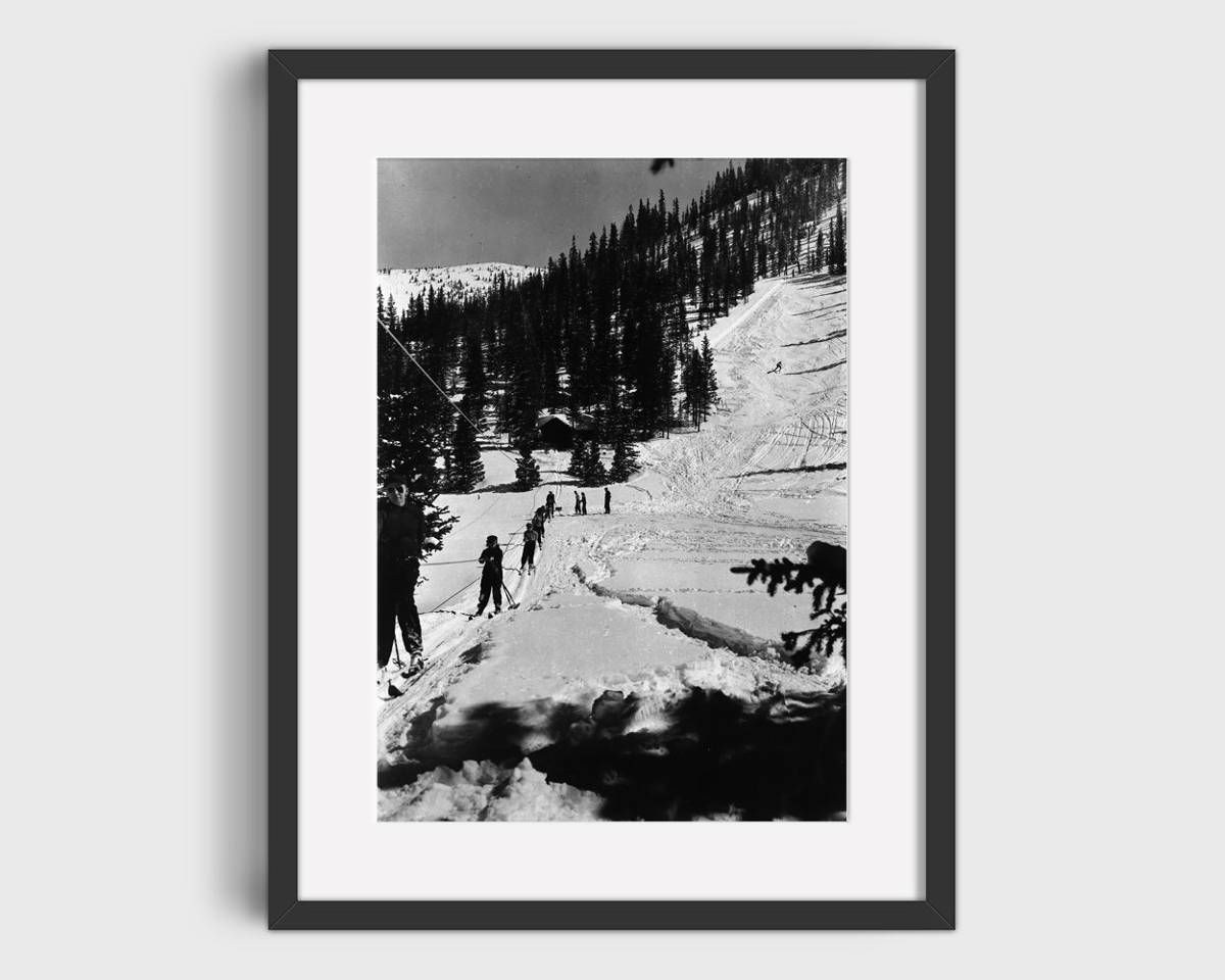 1968 Monarch Mountain Ski Photo - Vintage Ski Art, Ski Home Decor ...