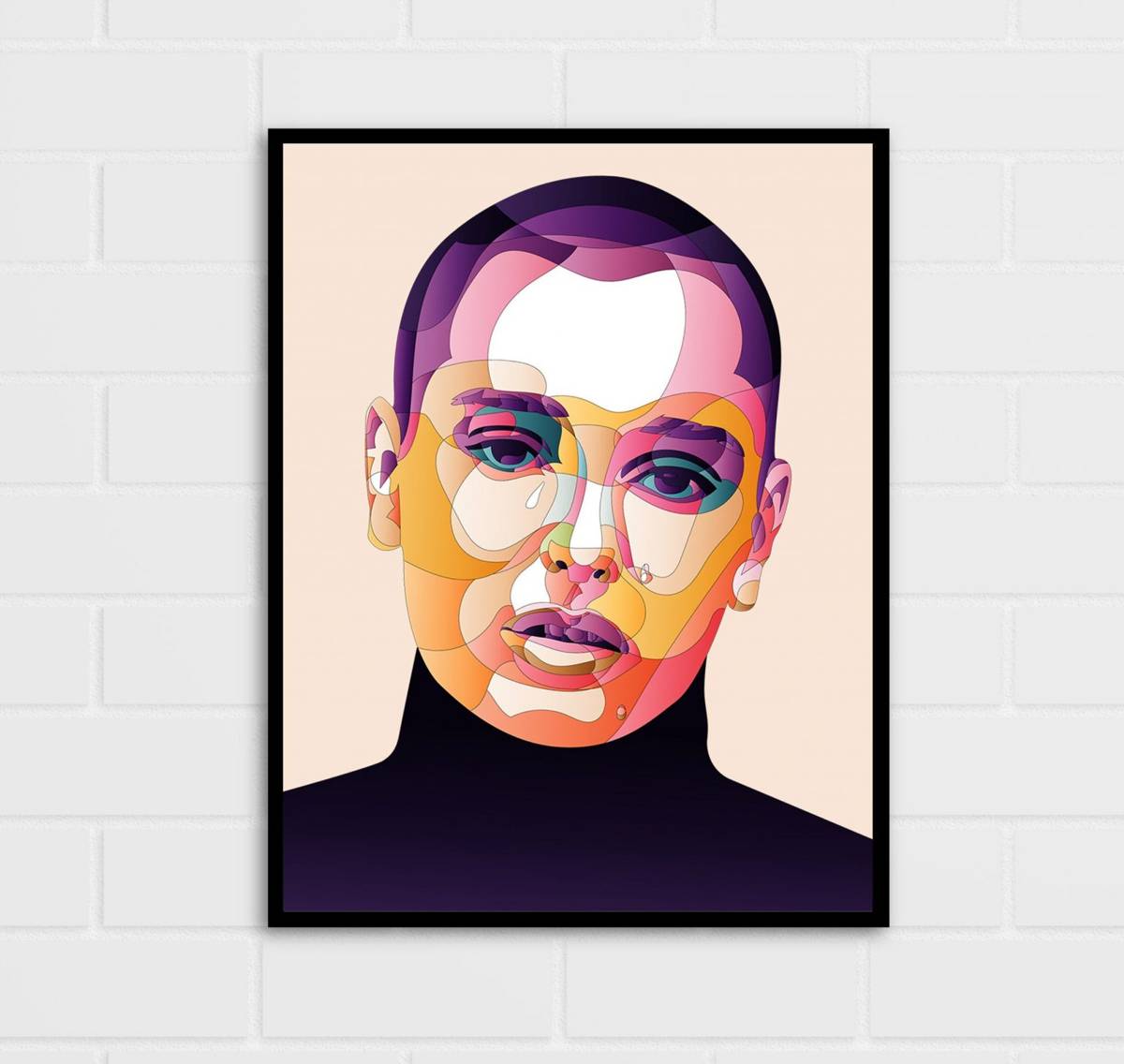 Sinead O Connor Poster Wall Art Nothing Compares U Sin Ad O Connor Portrait Print