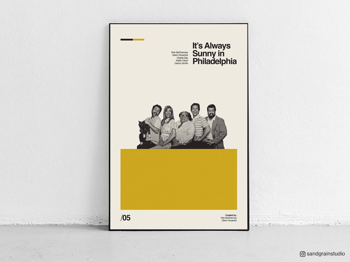 It'S Always Sunny In Philadelphia- Retro-Modern, Vintage Inspired ...