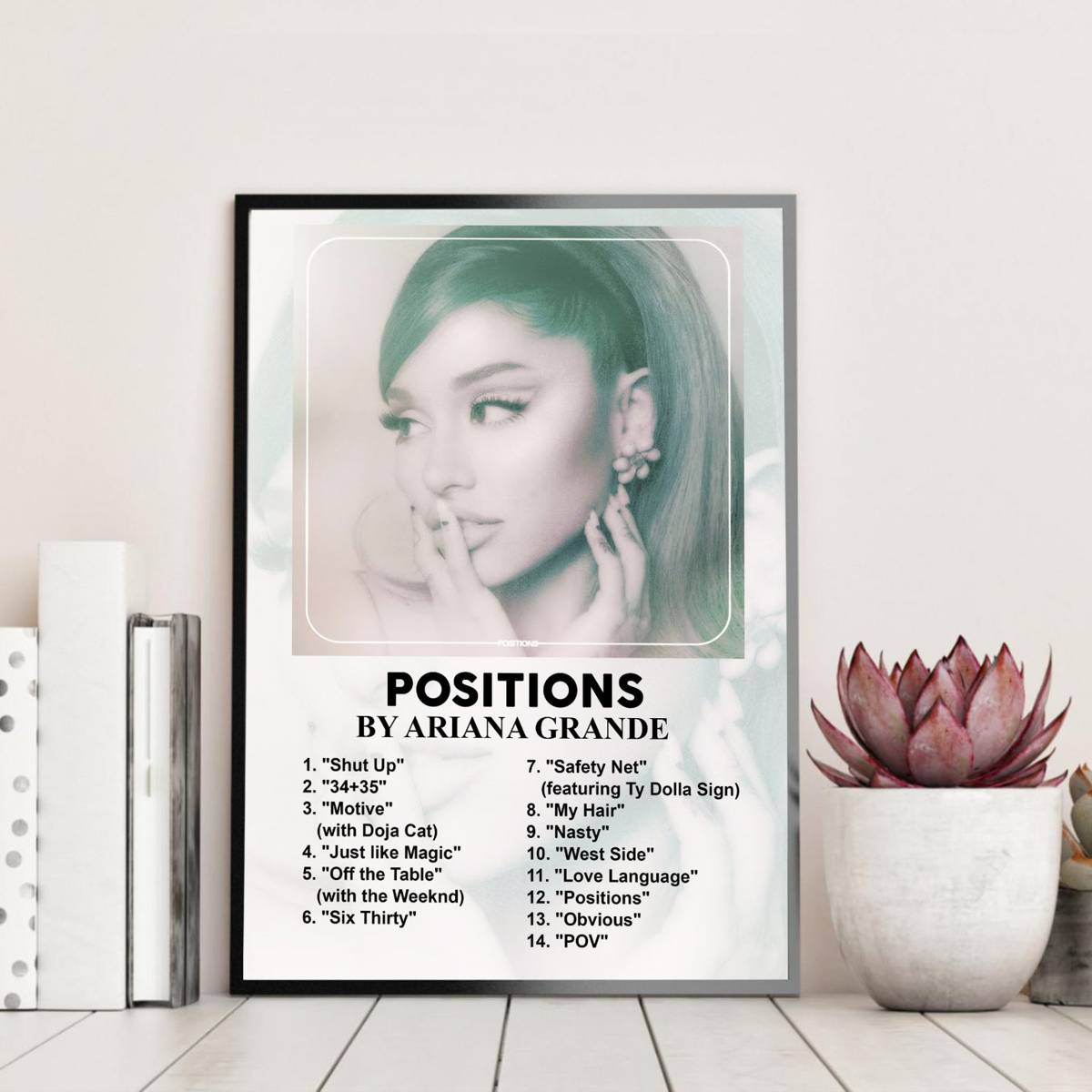 Ariana Grande Positions Poster, Ariana Grande Poster, Ariana Grande ...