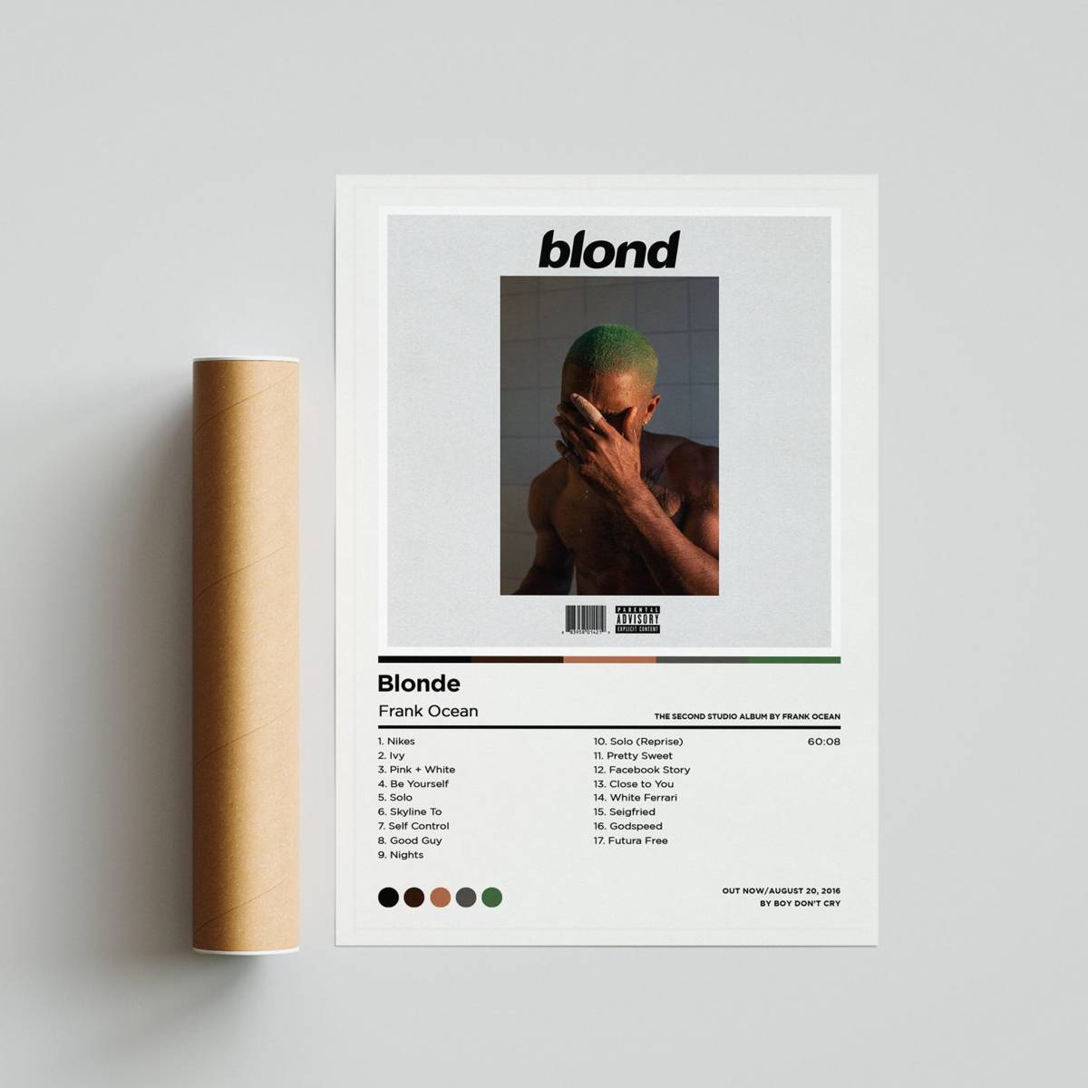 frank ocean blonde album cover high quality