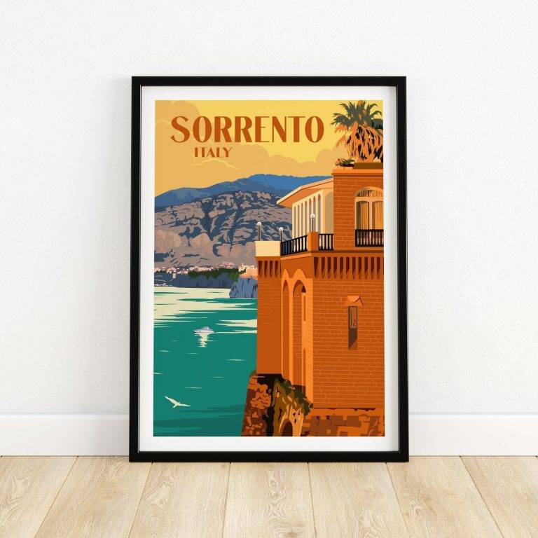 Sorrento Print - Italy Poster - Italian Wall Art - Amalfi Coast Print ...