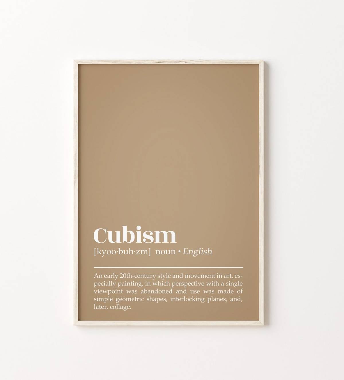 cubism definition in art