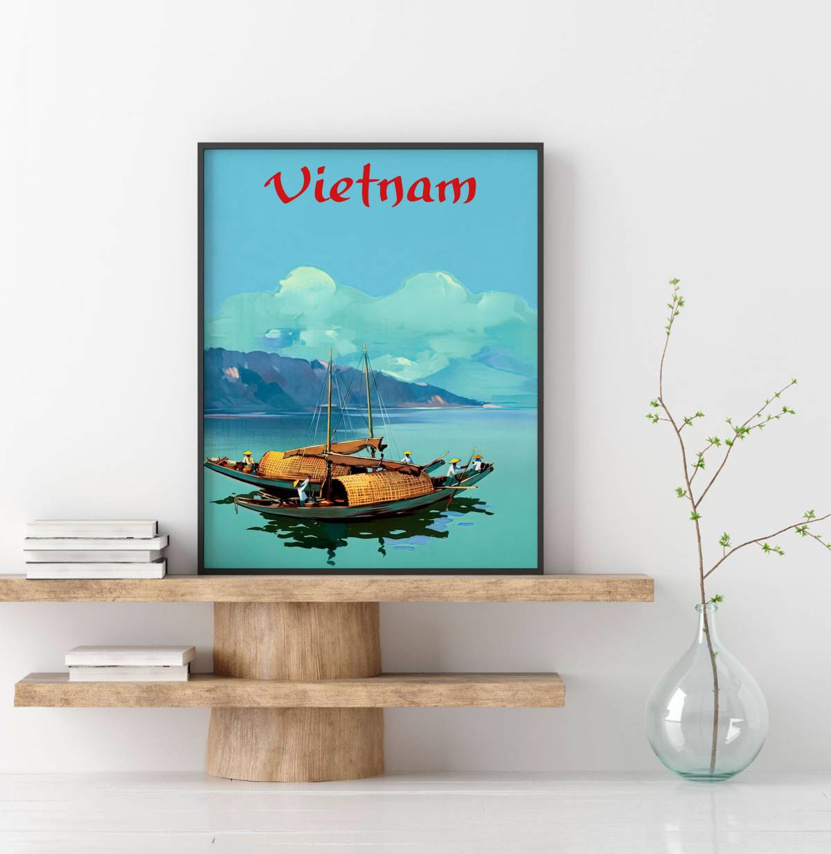 Vietnam Wall Decor Print - Vietnam Vintage Poster - Vintage Print ...