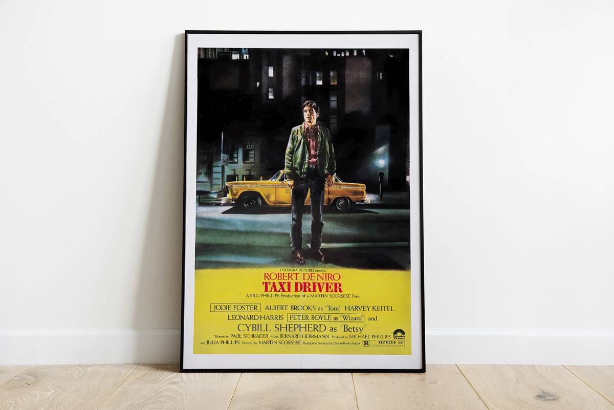 Taxi Driver, 1976 Designed By Guy Pellaert - Robert De Niro - Vintage ...