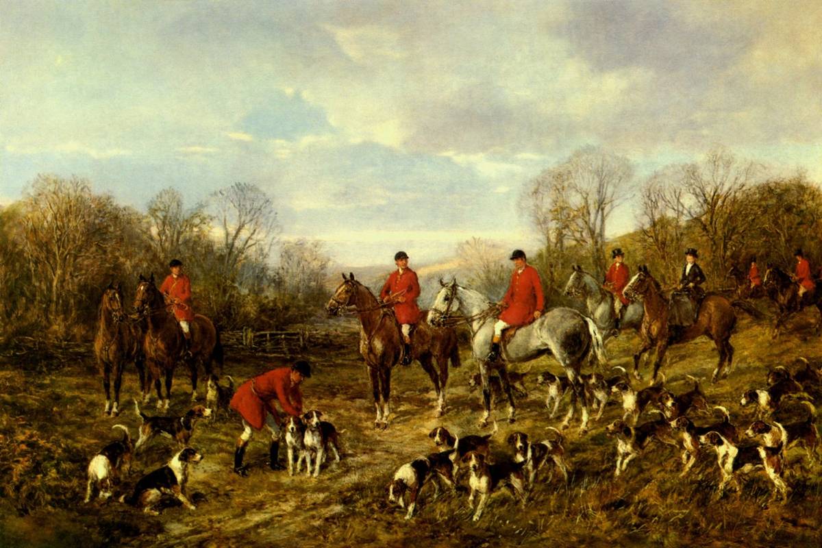 Autumn Meeting English Fox Hunting Painting By Heywood Hardy Art   Il Fullxfull.3115109189 Ax2l 2048x1366 