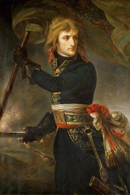 Napoleon Bonaparte On The Bridge At Arcole 1796 Painting By Antoine ...