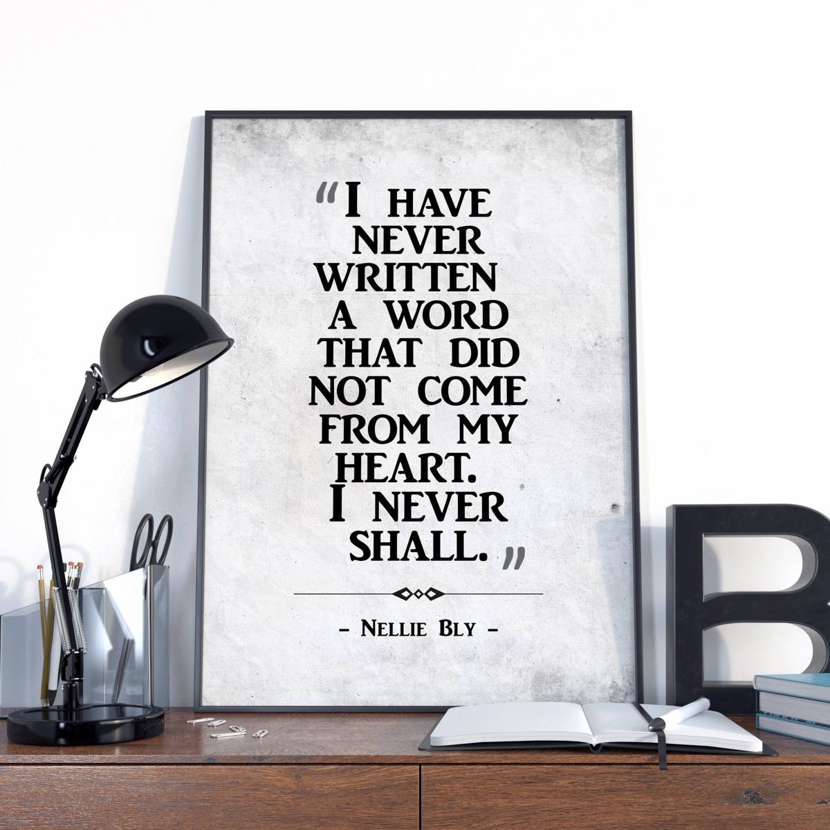 Nellie Bly, Nellie Bly Quote Poster, Nellie Bly Quote Wall Art