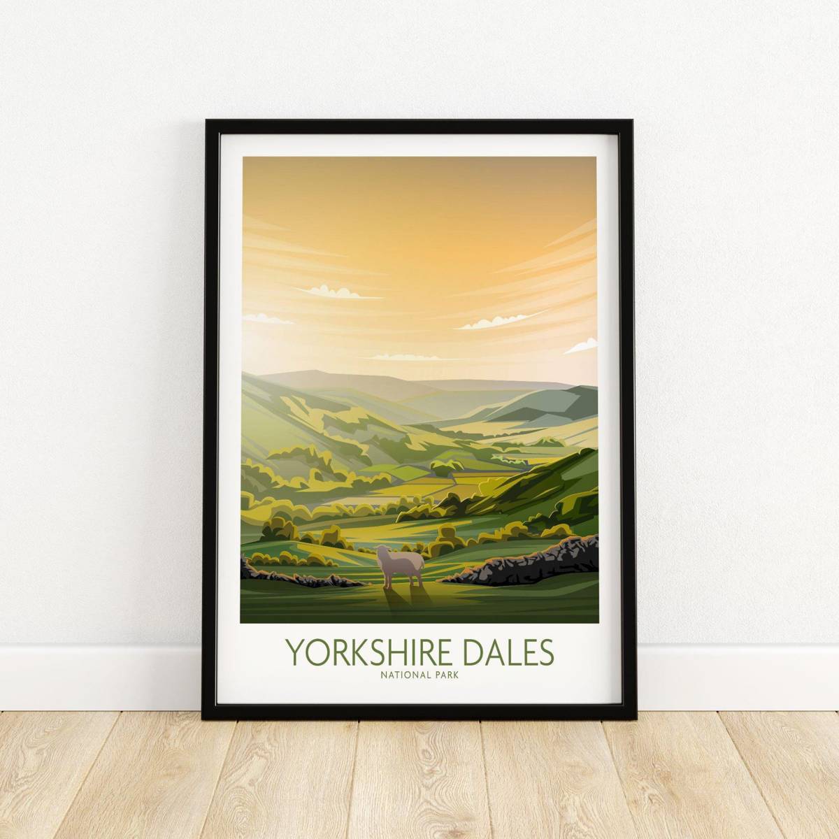 Yorkshire Dales National Park Poster - Art Print - England Travel ...
