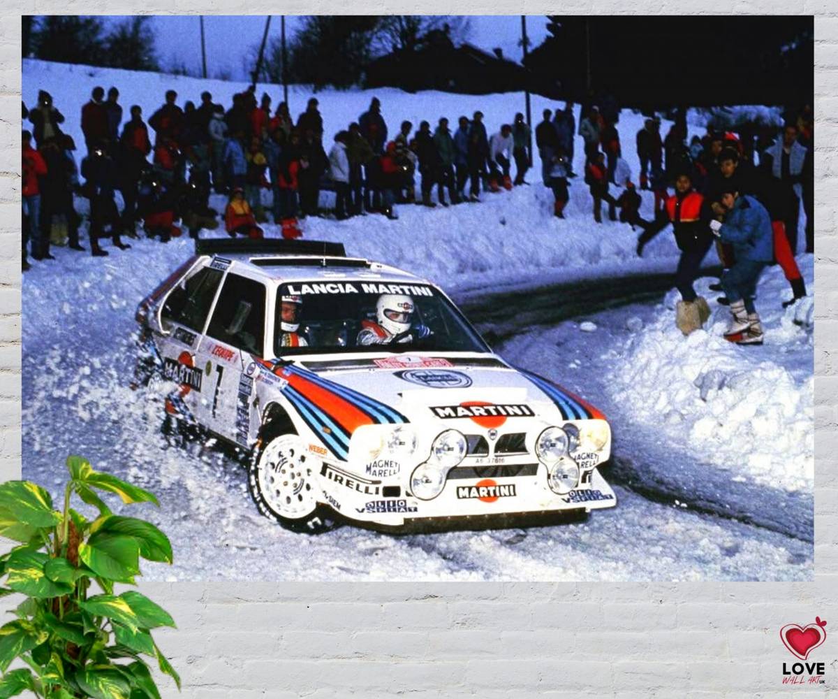 Henri Toivonen / Sergio Cresto 1986 Monte Carlo Rally Winners Lancia ...