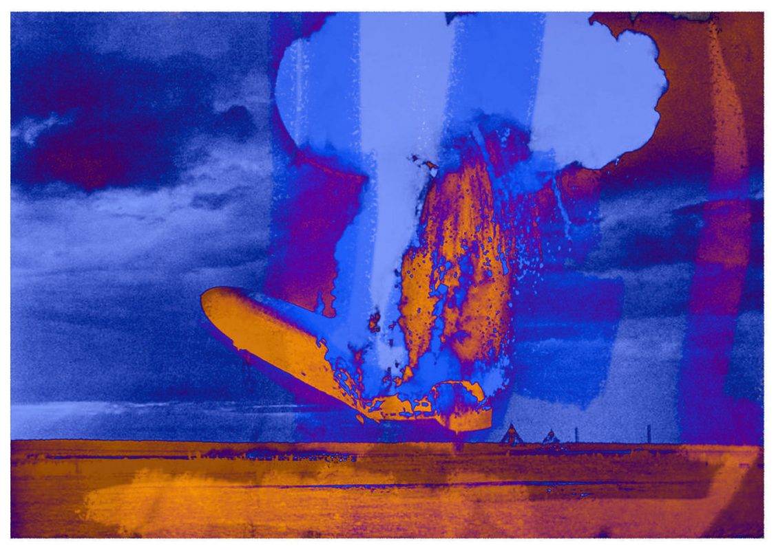Hindenburg Handmade Giclée Gallery Print Death Disaster