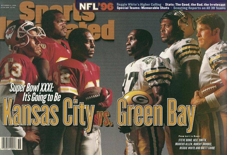 Photograph - Kansas City Chiefs Vs Green Bay Packers, 1996 Nfl Football ...