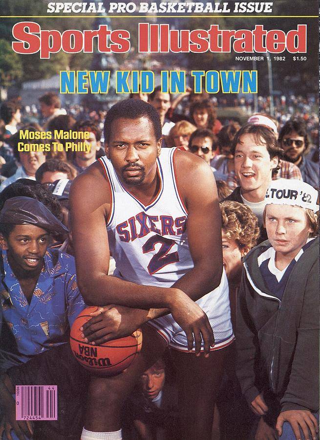 Photograph - Philadelphia 76Ers Moses Malone Sports Illustrated Cover ...