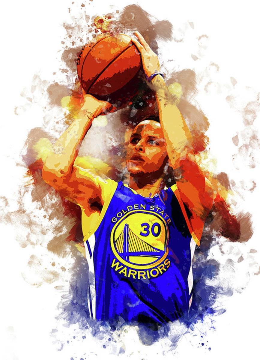 Stephen Curry30, Golden State Warriors – Poster | Canvas Wall Art Print ...