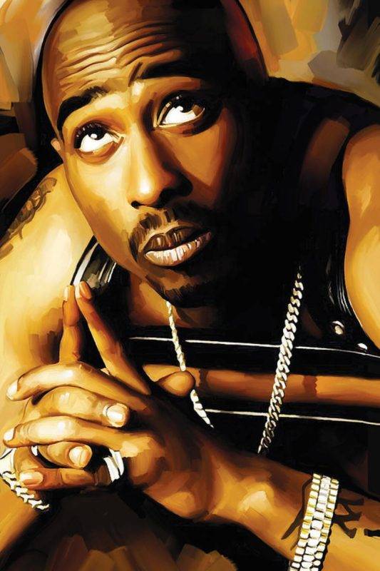 Tupac Shakur Artwork 4 Rapper Poster Canvas Wall Art Print Remizozo 3380